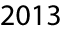 2013³â